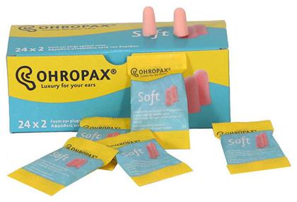 Ohropax Soft Ωτοασπίδες 48τμχ σε Ροζ Χρώμα 34200