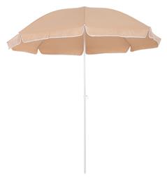 Ομπρέλα Δαπέδου Στρογγυλή Αλουμινίου Randall Καφέ Φ2m