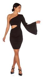 On Line Mini Βραδινό Φόρεμα Μαύρο