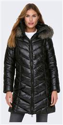 Only Μπουφάν Puffer Black από το Modivo