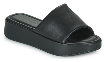 Only Γυναικεία Σανδάλια Flatforms σε Μαύρο Χρώμα