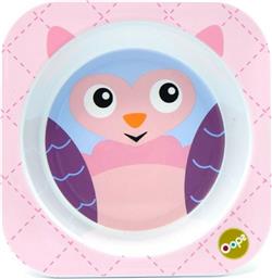 Oops Παιδικό Μπωλ Φαγητού Owl Ροζ από το Spitishop