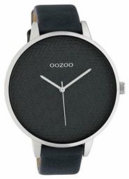 Oozoo Timepieces Ρολόι με Γκρι Δερμάτινο Λουράκι