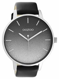 Oozoo Timepieces Ρολόι με Μαύρο Δερμάτινο Λουράκι