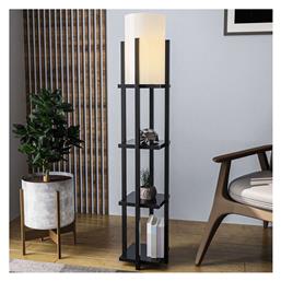Opviq Shelf Φωτιστικό Δαπέδου Υ130εκ. Μαύρο