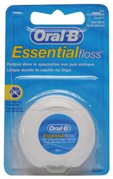 Oral-B Essential Floss Κερωμένο Οδοντικό Νήμα 50m