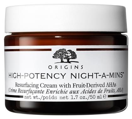 Origins High Potency Night-a-Mins Ενυδατική & Αντιγηραντική Κρέμα Προσώπου Νυκτός για Ξηρές Επιδερμίδες με Βιταμίνη C 50ml από το Attica