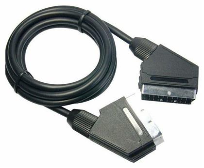 Osio Cable Scart male - Scart male 1.5m Μαύρο OSK-1165