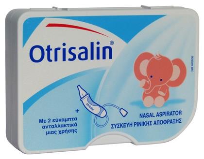 Otrisalin Nasal Aspirator Ρινικός Αποφρακτήρας για Βρέφη και Παιδιά & 2 Ανταλλακτικά από το Pharm24