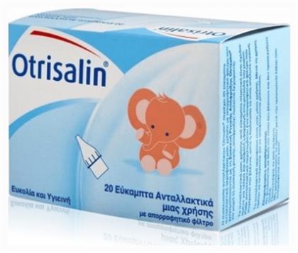 Otrisalin Soft Nasal Aspirator Refills Ανταλλακτικά Ρινικού Αποφρακτήρα για Βρέφη και Παιδιά 20τμχ από το Pharm24