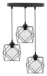 Pakketo Karin Κρεμαστό Φωτιστικό Μαύρο 30x30x90εκ.