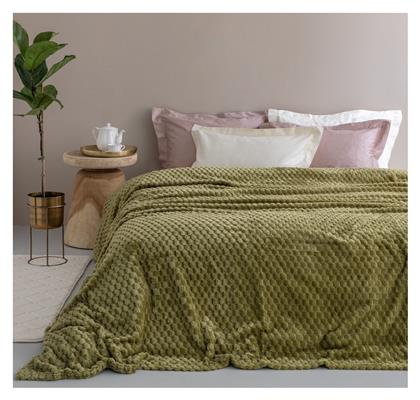 Palamaiki Aster Κουβέρτα Fleece Μονή 160x220εκ. Green από το Katoikein