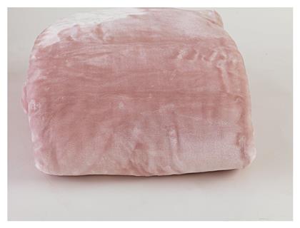 Palamaiki Dream Velour Κουβέρτα Βελουτέ Υπέρδιπλη 220x240εκ. Pink από το Spitishop