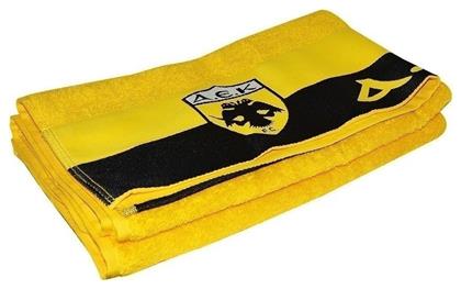 Palamaiki Πετσέτα Προσώπου AEK FC 50x100εκ. Κίτρινη Βάρους 500gr/m²