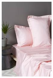 Palamaiki Σεντόνι Υπέρδιπλο 245x270εκ. Luxe Sateen Pink από το Katoikein