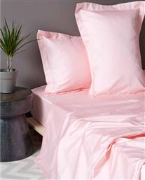 Palamaiki Σετ Μαξιλαροθήκες Luxe Sateen Pink 50x70 από το Spitishop