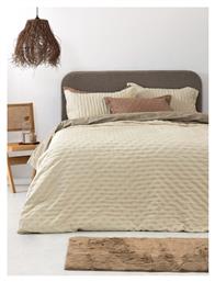 Palamaiki Tot Κουβερλί Υπέρδιπλο από Πολυεστέρα Ivory 220x240cm