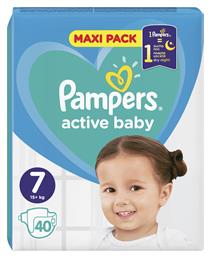 Pampers Active Baby No. 7 για 15+kg 40τμχ