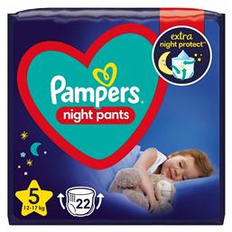 Pampers Night Pants No. 5 για 12-17kg 22τμχ