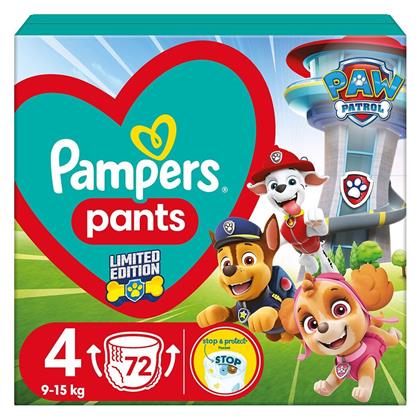 Pampers Paw Patrol No. 4 για 9-15kgkg