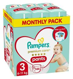 Pampers Premium Care No. 3 για 6-11kg 144τμχ