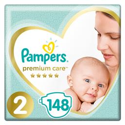 Pampers Premium Care Πάνες με Αυτοκόλλητο No. 2 για 4-8kg 148τμχ