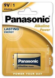 Panasonic Alkaline Power 9V 1τμχ 6LF22APB/1BP 6LR61SPS/1BP