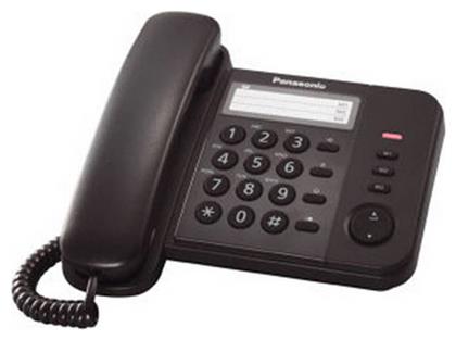 Panasonic KX-TS520EX2 Ενσύρματο Τηλέφωνο Γραφείου Μαύρο