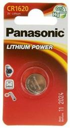 Panasonic Lithium Power Μπαταρία Ρολογιών CR1620 3V 1τμχ
