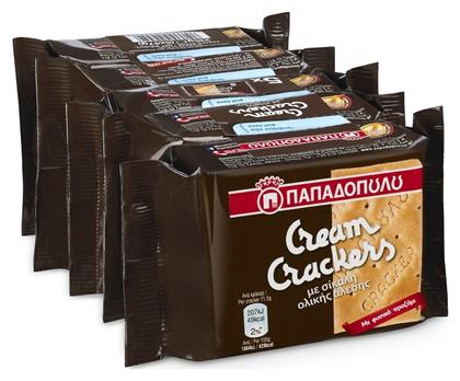 Παπαδοπούλου Crackers Cream Σίκαλης Fresh Packs 47gr 5τμχ