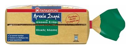 Παπαδοπούλου Ψωμί από Δίκοκκο Σιτάρι Τοστ Αρχαία Σπορά Ολικής Άλεσης 500gr Κωδικός: 22882127