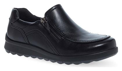 Parex Συνθετικό Δέρμα Γυναικεία Slip-On Μαύρα