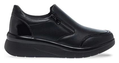 Parex Συνθετικό Δέρμα Γυναικεία Slip-On Μαύρα