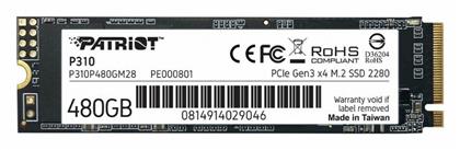 Patriot P310 SSD 480GB M.2 NVMe PCI Express 3.0