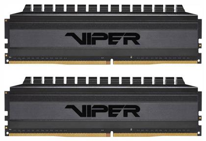 Patriot Viper 4 Blackout 32GB DDR4 RAM με 2 Modules (2x16GB) και Ταχύτητα 3200 για Desktop