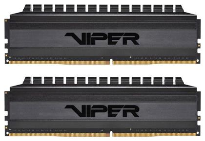 Patriot Viper 4 Blackout 8GB DDR4 RAM με 2 Modules (2x4GB) και Ταχύτητα 3200 για Desktop