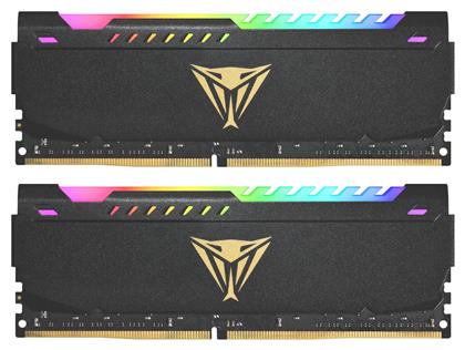 Patriot Viper Steel RGB 16GB DDR4 RAM με 2 Modules (2x8GB) και Ταχύτητα 3600 για Desktop