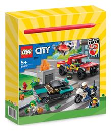 City Fire Rescue & Police Chase Lego