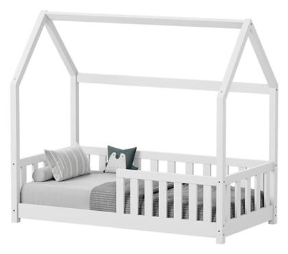 Παιδικό Κρεβάτι Montessori Μονό Μπεζ για Στρώμα 70x140cm