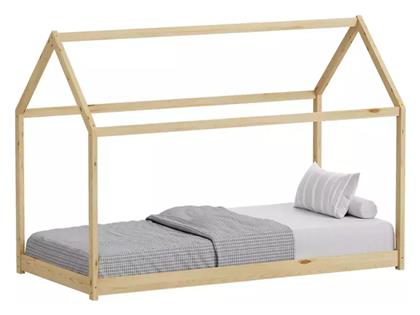 Παιδικό Κρεβάτι Montessori Μονό Μπεζ για Στρώμα 90x190cm