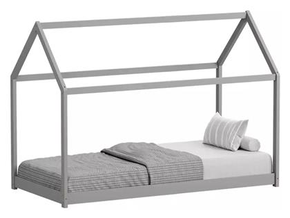 Παιδικό Κρεβάτι Montessori Μονό Γκρι για Στρώμα 90x190cm