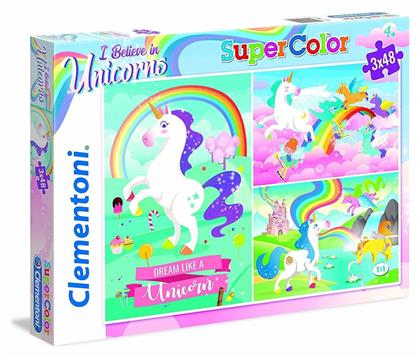 Παιδικό Puzzle I Believe In Unicorns 48pcs για 4+ Ετών Clementoni από το Filinda