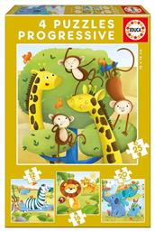 Παιδικό Puzzle Wild Animals 12pcs για 3+ Ετών Educa