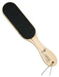 Peggy Sage 2-Way Pedicure File Ράσπα Ποδιών Γυαλόχαρτου με Ξύλινη Λαβή 122065