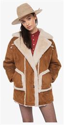 Pepe Jeans Althea Suede Μπουφάν Καφέ