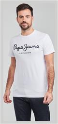 Pepe Jeans Ανδρικό T-shirt Λευκό με Λογότυπο