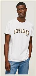 Pepe Jeans Ανδρικό T-shirt Λευκό με Λογότυπο