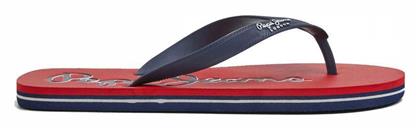 Pepe Jeans Bay Beach Ανδρικά Flip Flops Κόκκινα