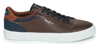 Pepe Jeans Kenton Court Ανδρικά Sneakers Καφέ