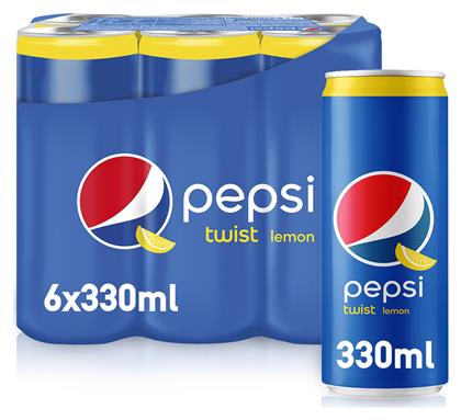 Pepsi Twist Κουτί Λεμονάδα Lemon με Ανθρακικό 6x330ml από το e-Fresh